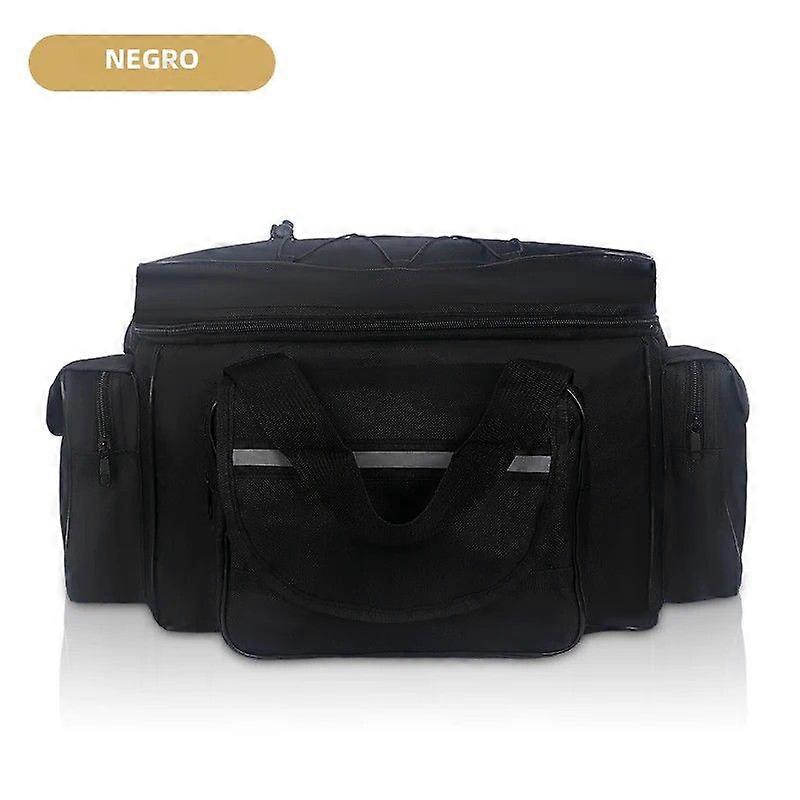 Large Capacity Waterproof Fishing Bag Nylon Double Layer Fishing Tackle Bag Outdoor Multifunctional Shoulder Bag