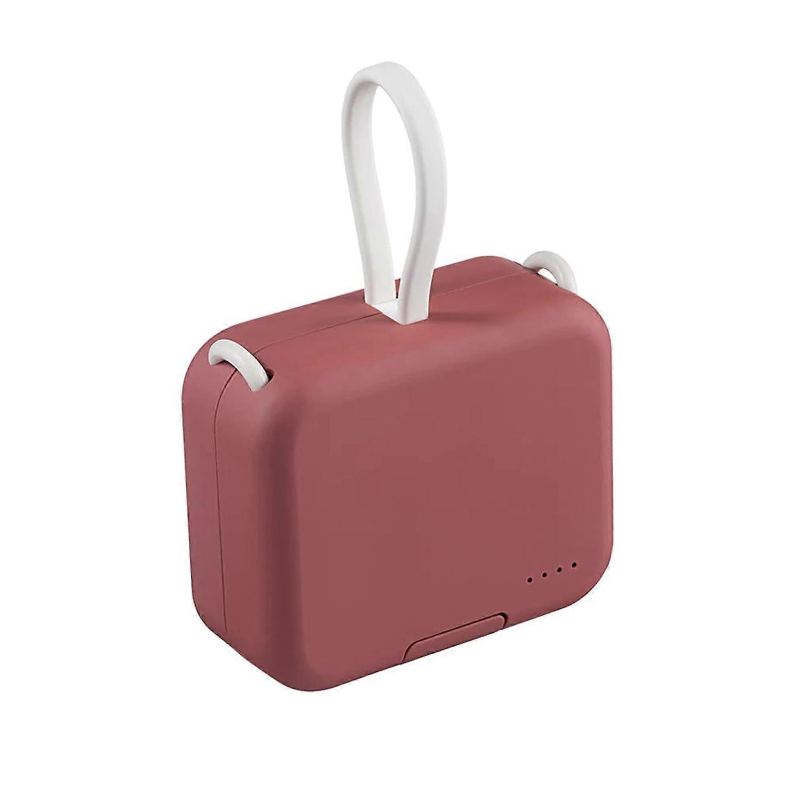 Mini Power Bank And Phone,The Back Of The Handbag Comes With A Built-in Power Bank And Phone
