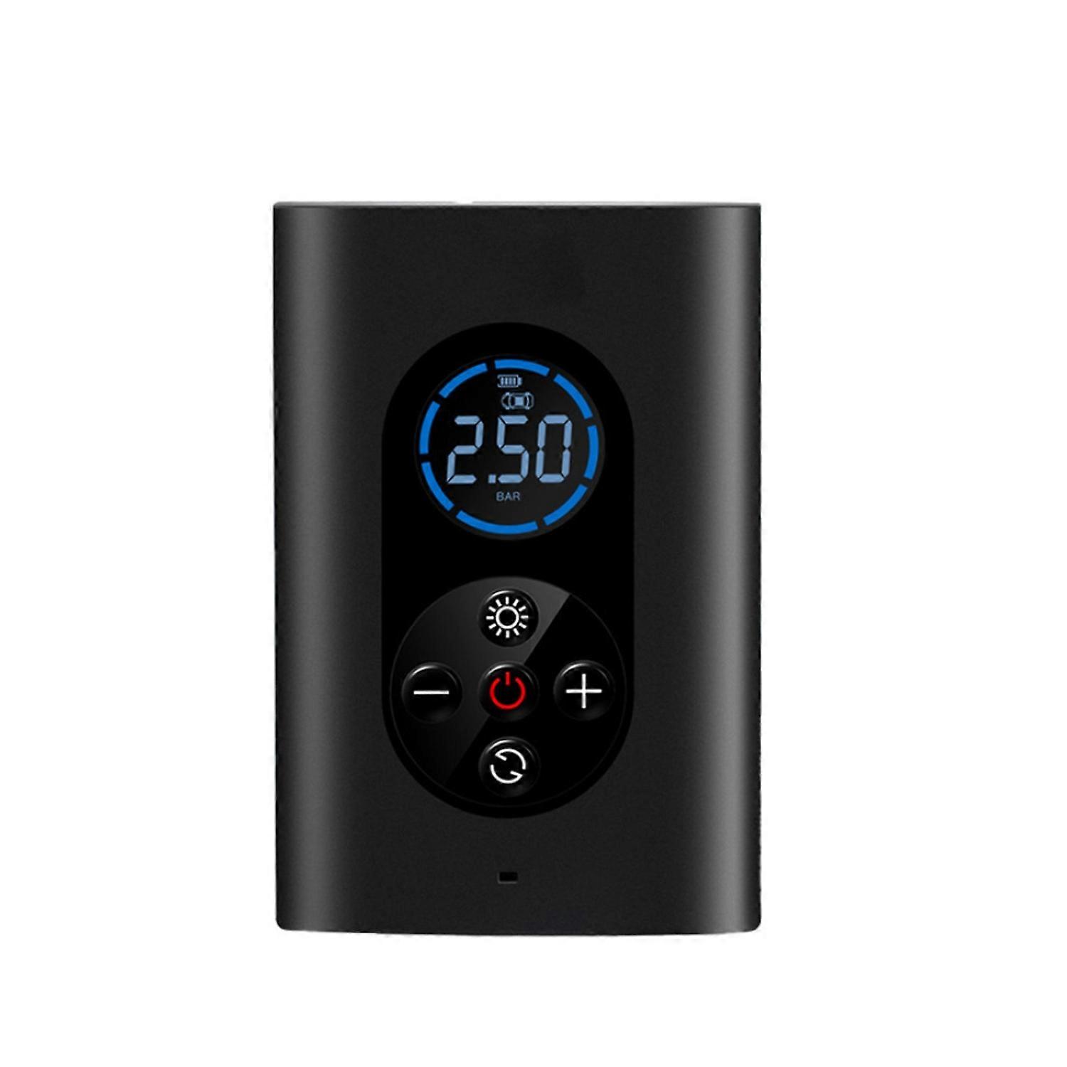 Electric Tire Inflator Mini Cordlessly Portable Car Air Compressor Rechargeable Digital Display Air 