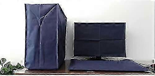 3 Pieces Computer Dust Cover Monitor + Keyboard+ Computer Host Pc Dust Proof Computer Covers Case Computer Dust Cover For Desktop Pc Cpu Tower Protect