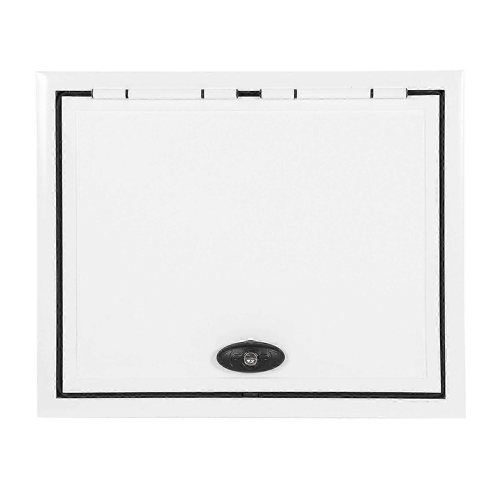 20 × 12 بوصة RV الأمتعة الباب مع قفل أمان سبائك الألومنيوم الإطار 120 درجة فتح مقاومة للأشعة فوق البنفسجية لقوافل المعسكر f74