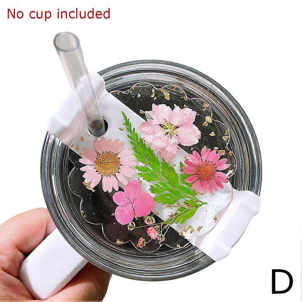 Dried Flower Lid Decoration Accessories for Stanley Cups 40OZ