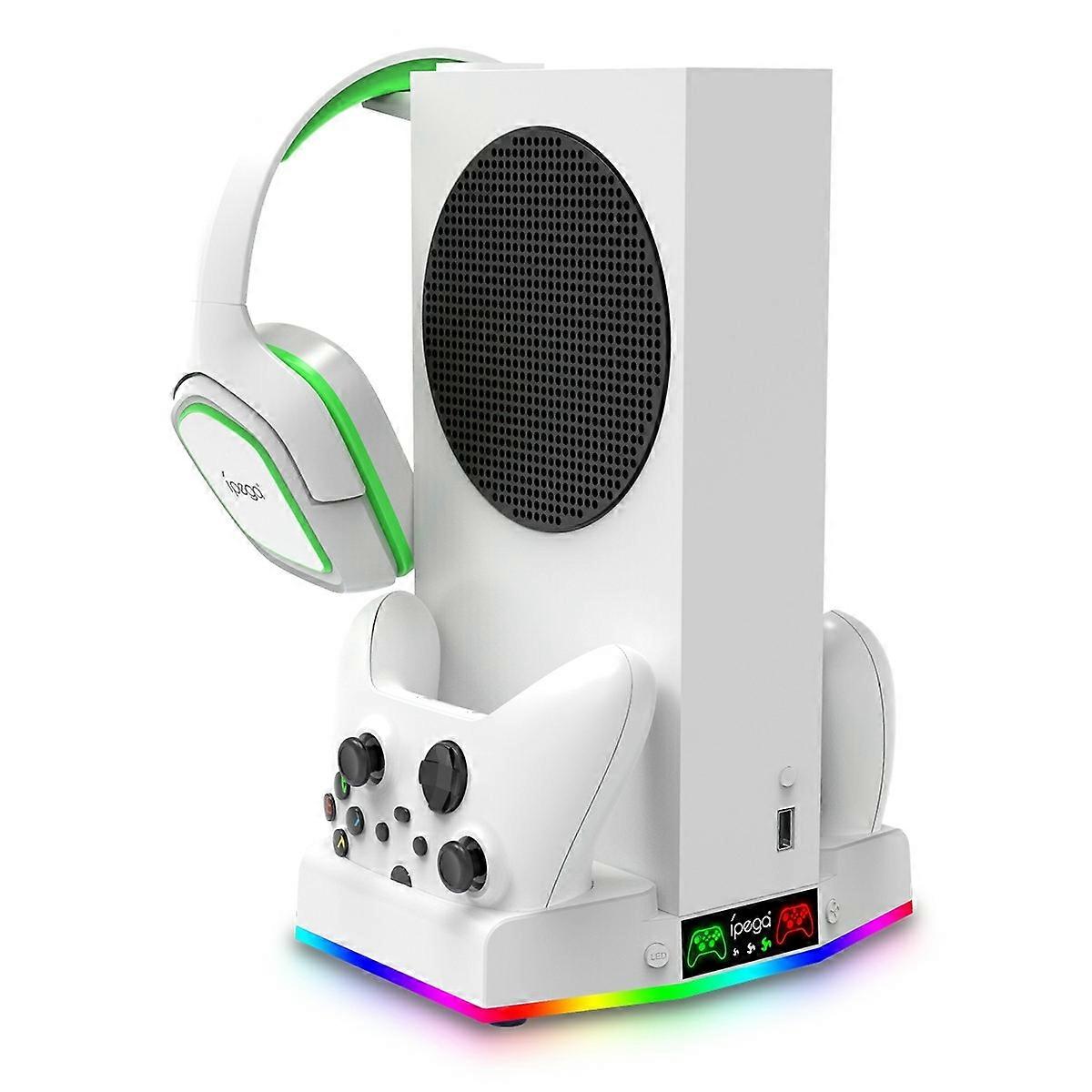IPEGA PG-XBS011S für Xbox Series S Cooling Fan Base Game Console Ladegerät mit 2 USB-Anschlüssen