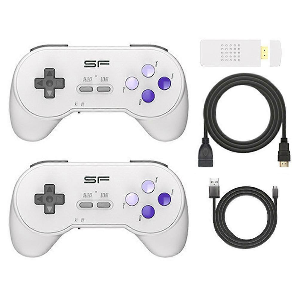 DATA FROG Y2 SF HD-Compatible Game Stick SFC/FC Gamepads Dual Wireless Controller,3000+ Games