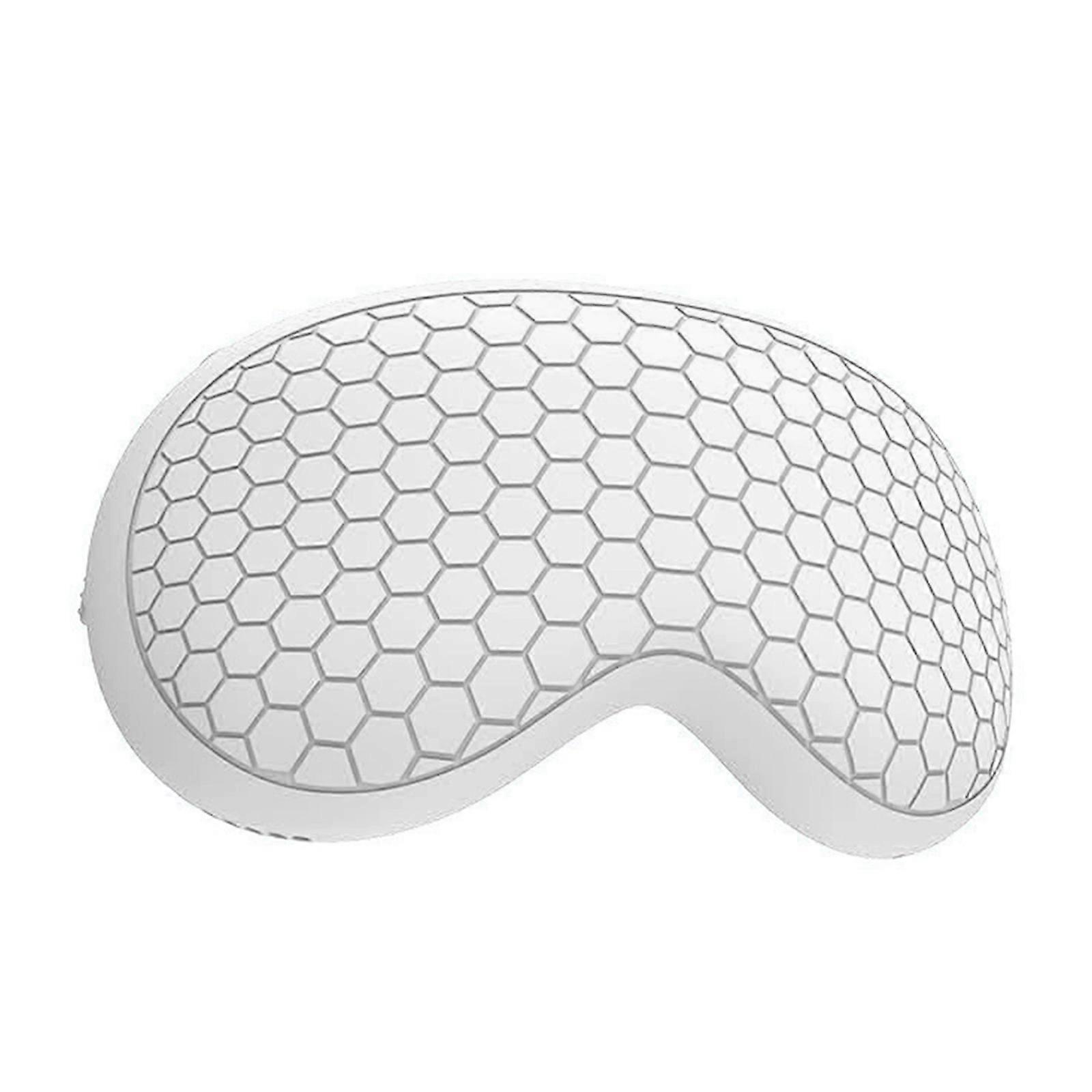 Pour lunettes Visions Pro VR Étui ventilé pour casques VR Dissipation de chaleur Couverture en silicone Blanc