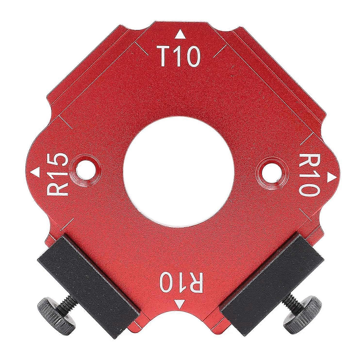 Round Corner Radius Template Woodworking Router Table Jig Wooden Board Arc Cutting Template Tool RT