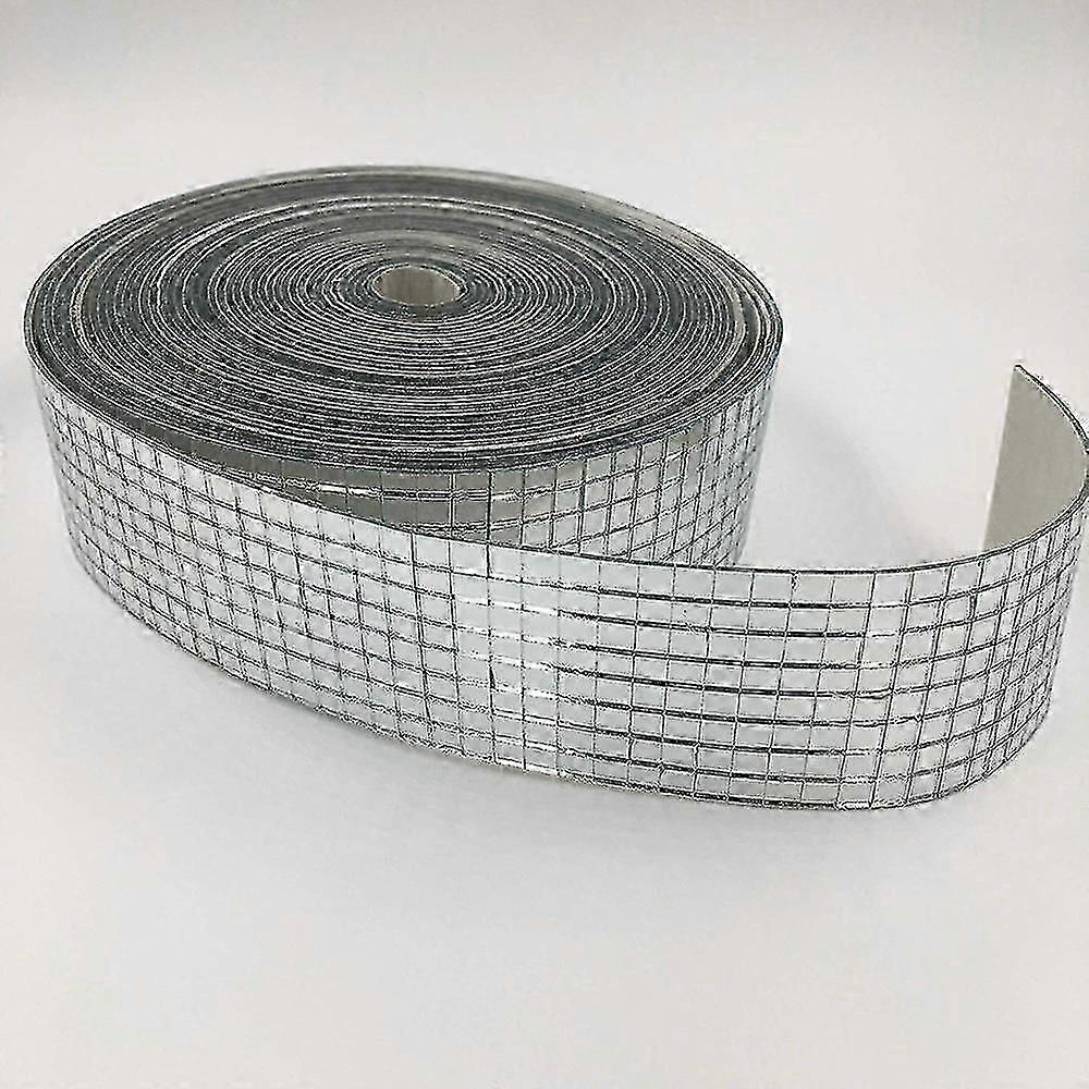 Αυτοκόλλητοι μίνι καθρέφτες Glass Craft - Τετράγωνα &; Στρογγυλά Ψηφιδωτά Πλακάκια