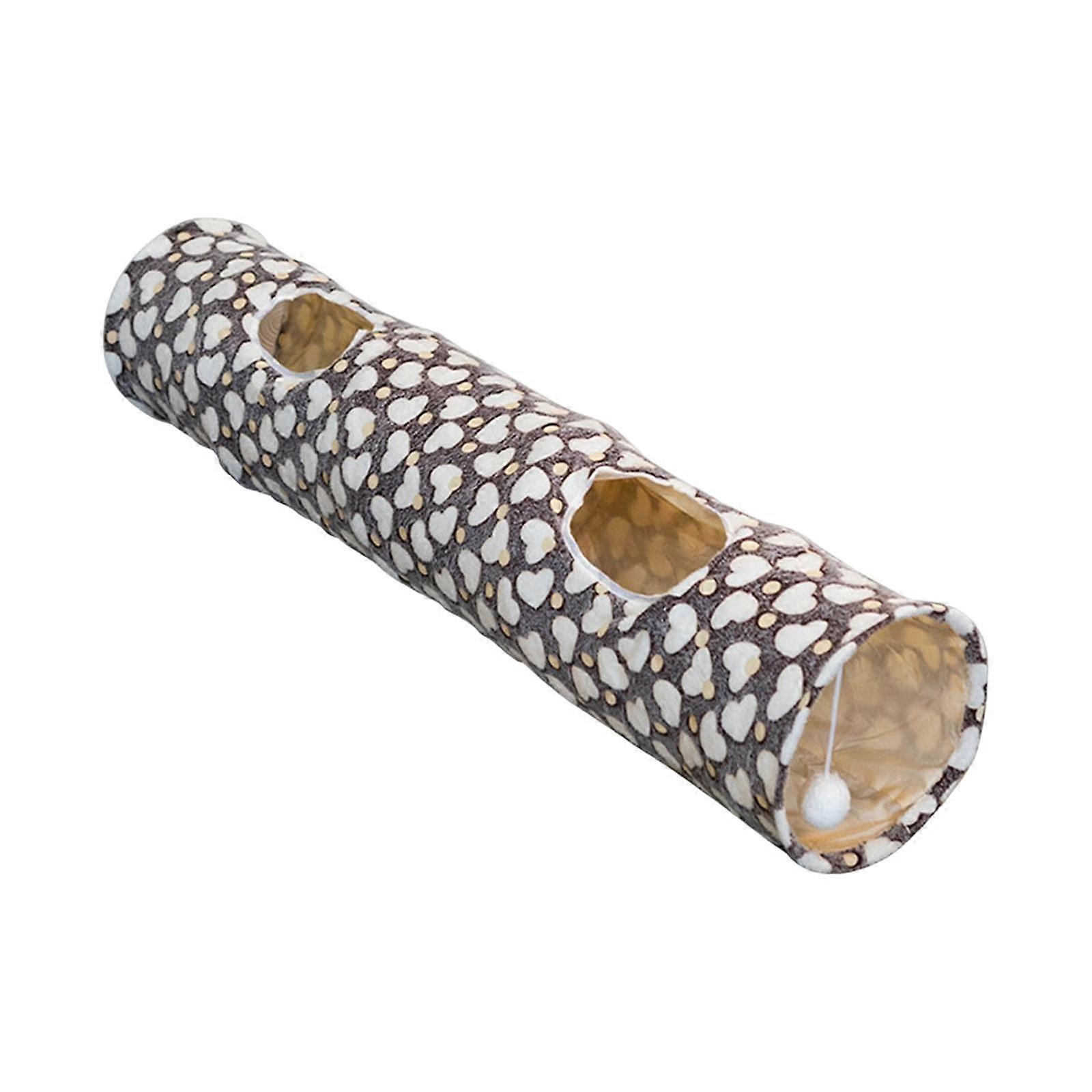 Cat Tunnel Collapsible Glowing with Ball for Kitties Bunnies