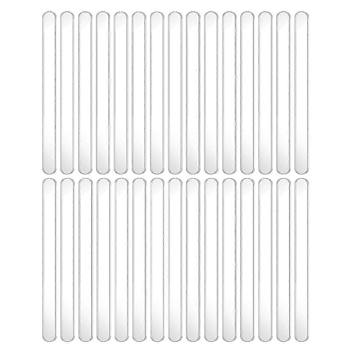 30PCS Popsicle Sticks 4.5 Inch Acrylic Cakesicle Sticks Reusable