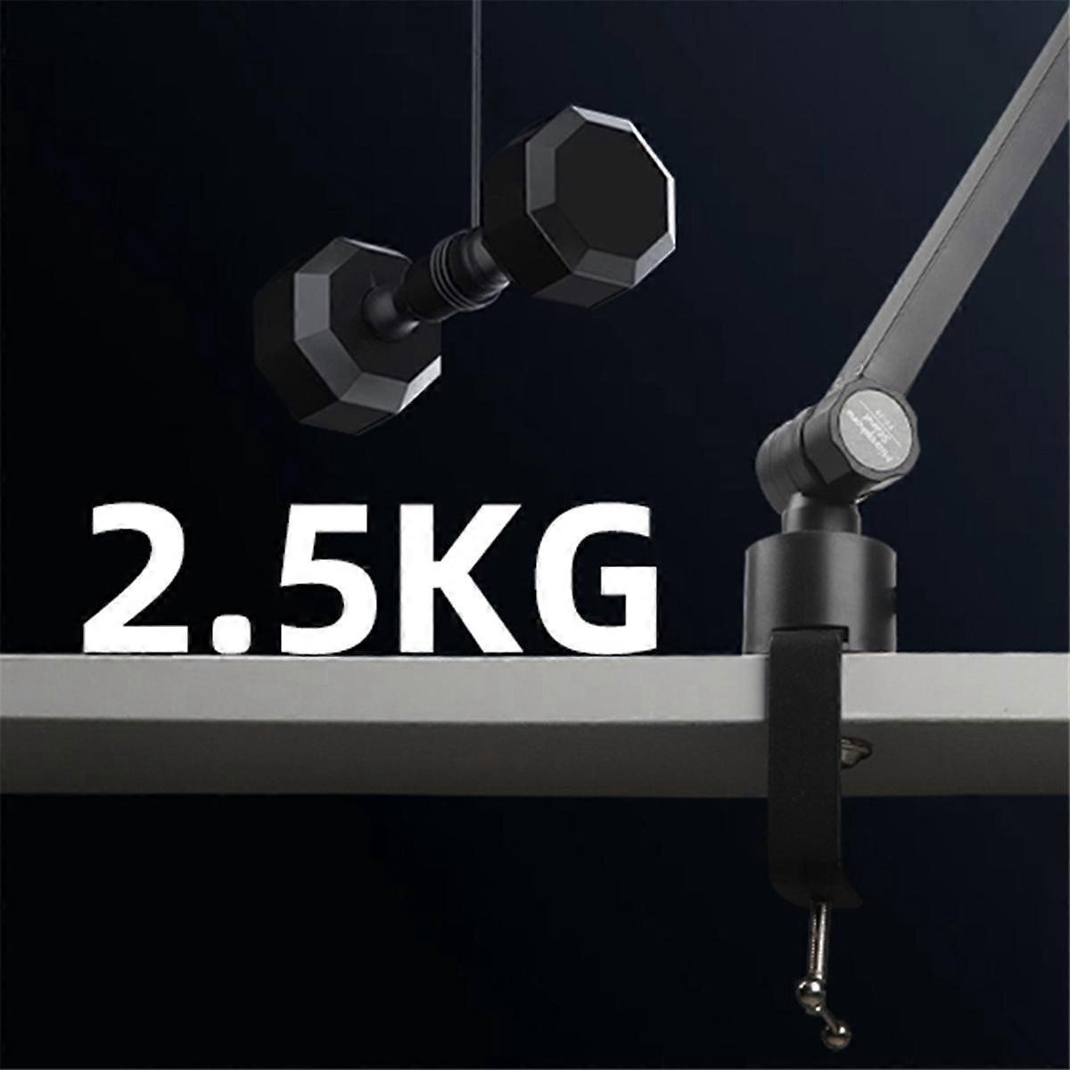 Foldable Microphone Holder Suspension Boom Scissor Arm Stand Holder with Mic Clip Table Mounting Cla