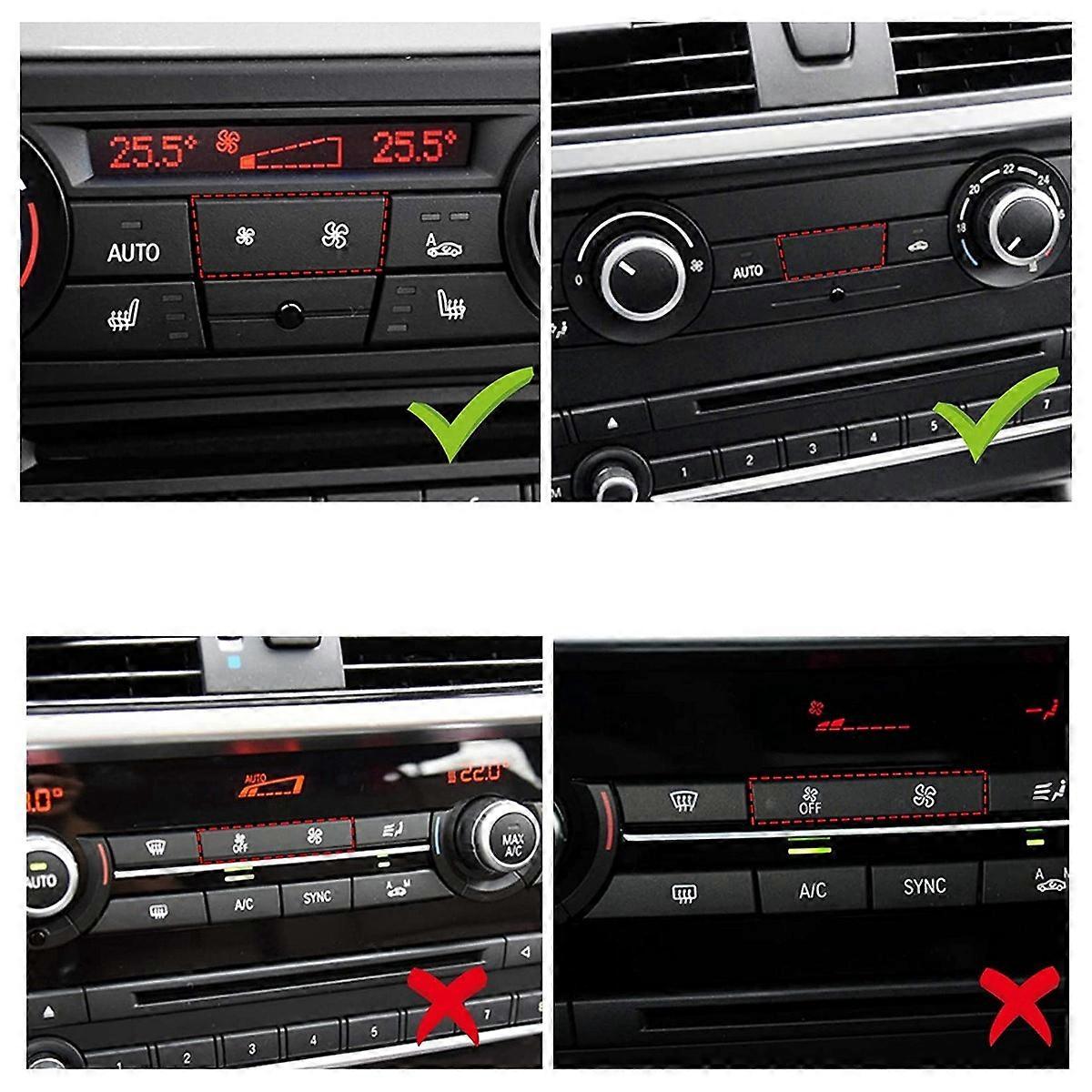 Car A/C Control Panel Fan Speed Button Key for