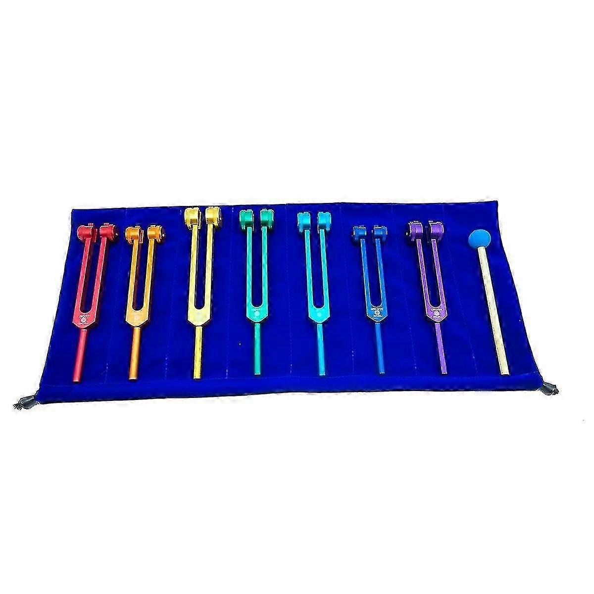 Tuning Fork For Healing 7 Chakra Sets For Meditation, Yoga, Energy Balance, Sound Healing, Frequenc