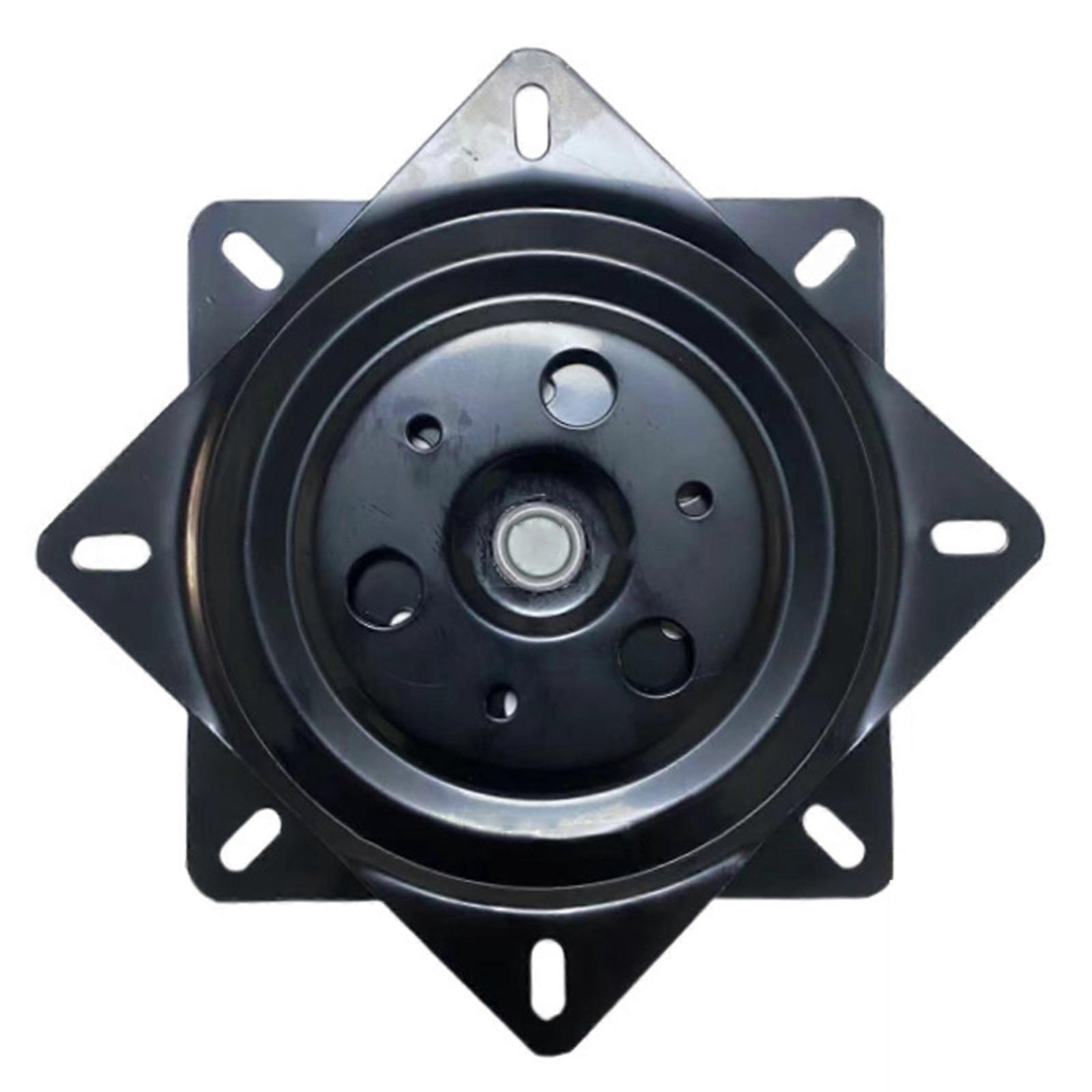 Pivots robustes Plaque tournante Carrée Pivots carrés Plaque de remplacement Pipivots carrés à 360 degrés pour meubles 6 pouces