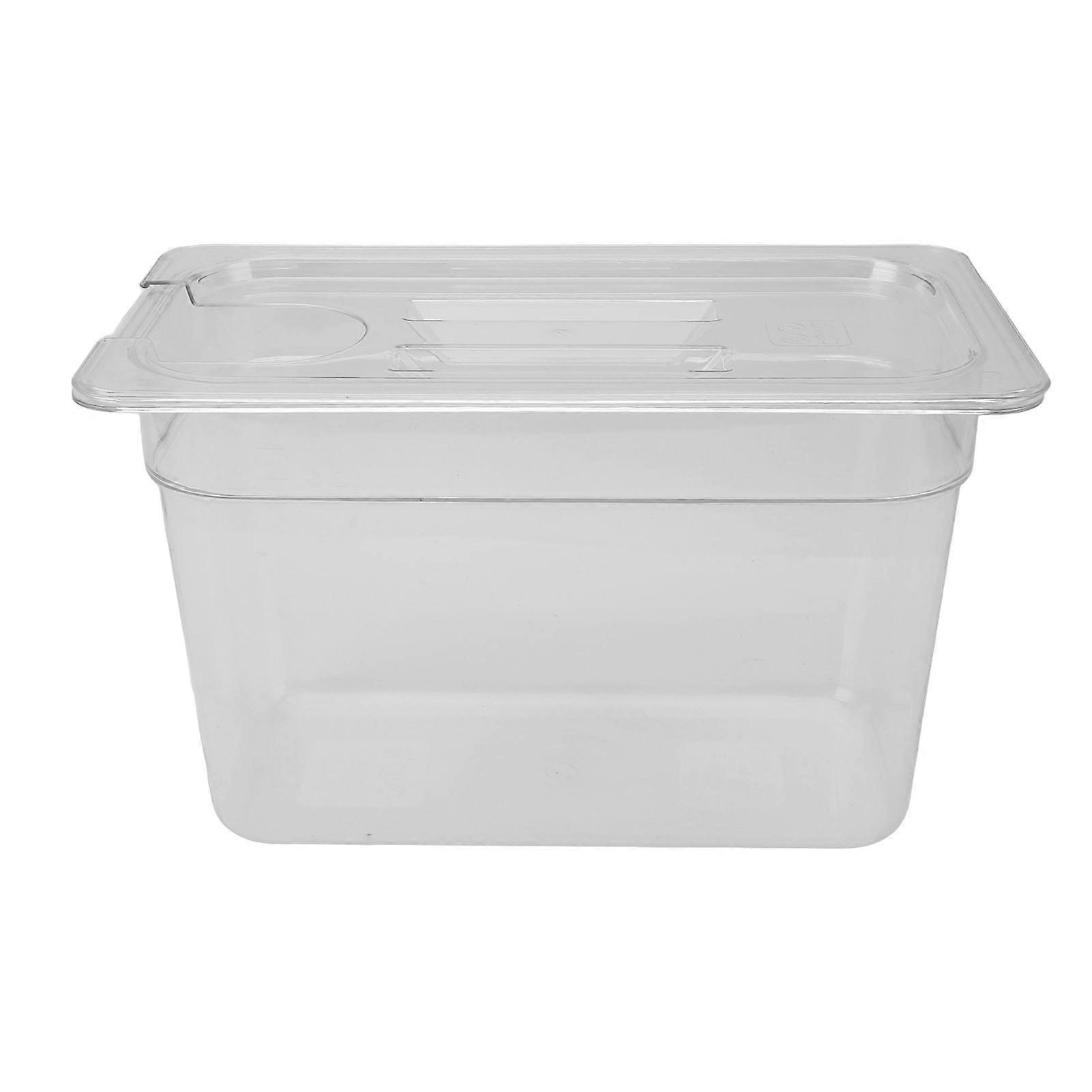 Clear Slow Cooking Container 6.9L Low Temperature Slow Cooker Storage Case Transparent Low Temperature Cooking Case for Kitchen