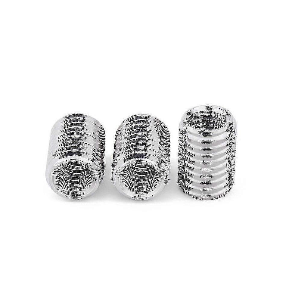 5pcs Hollow Tube Coupler Outer M12 Inner M10 Threaded Adapter