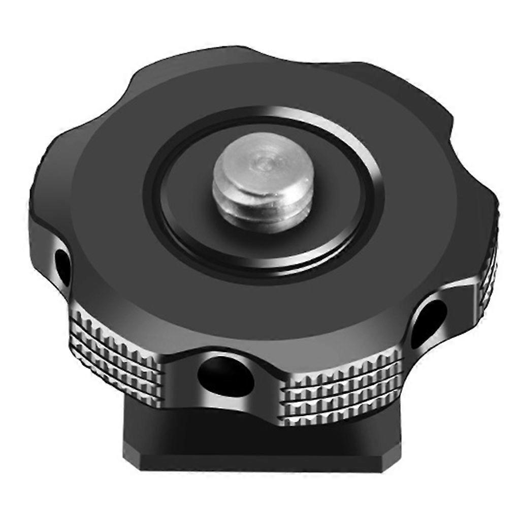 1/4inch Cold Shoe Mount Adapter Flashing Stand Adapter Set for DSLR Camera Rig