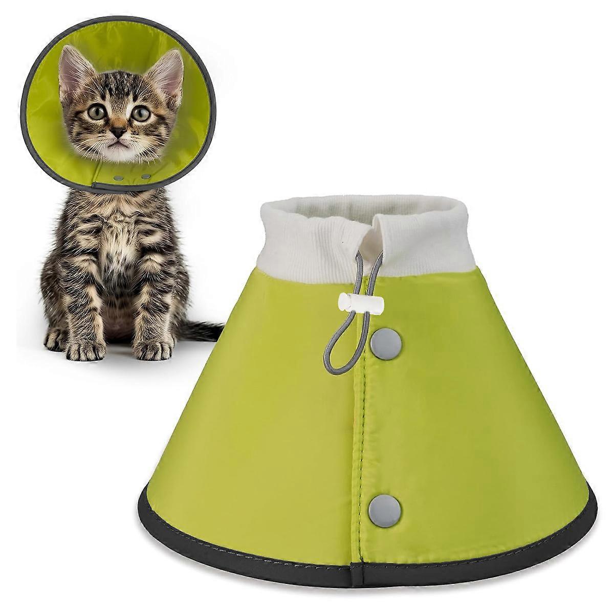 Soft dog collar suitable for puppies and cats, comfortable dog recovery collar after surgery, adjustable E-collar replacement, suitable for puppies