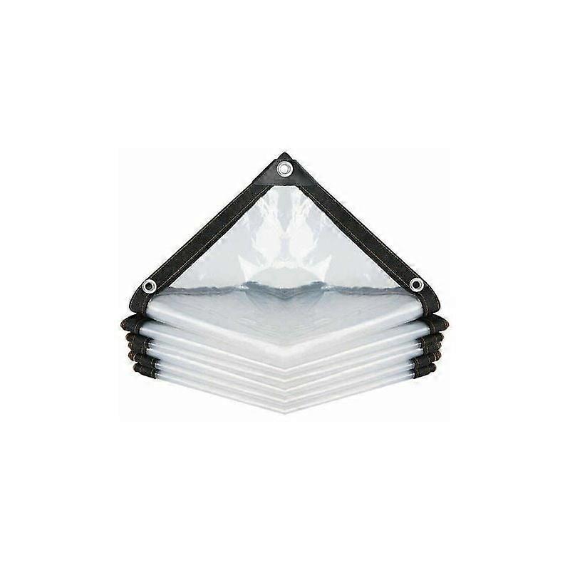 Clear Tarp, Reinforced Corners, Transparent Design