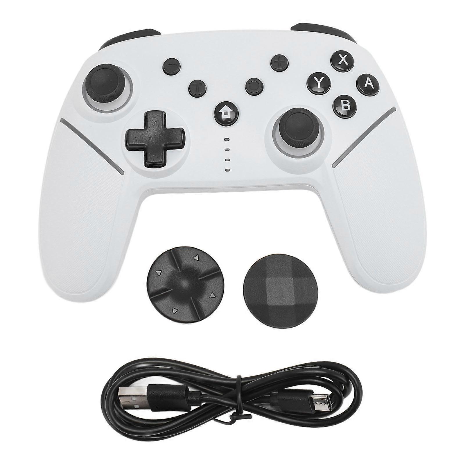 Wireless RGB Gamepad for Switch, Windows, Android, iOS - Programmable with Turbo & Gyro