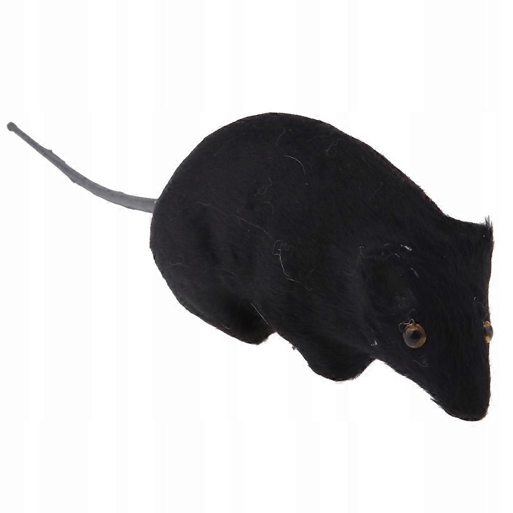 Artificial Realistic Black Rat Figure Outdoor