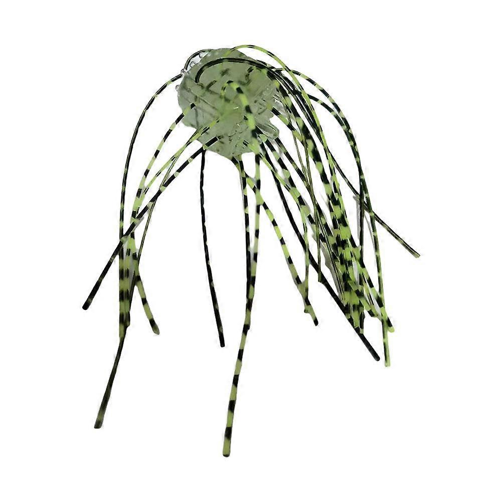10pcs Soft Fishing Lure Dice Shape Whisker Design Bright Color Bait