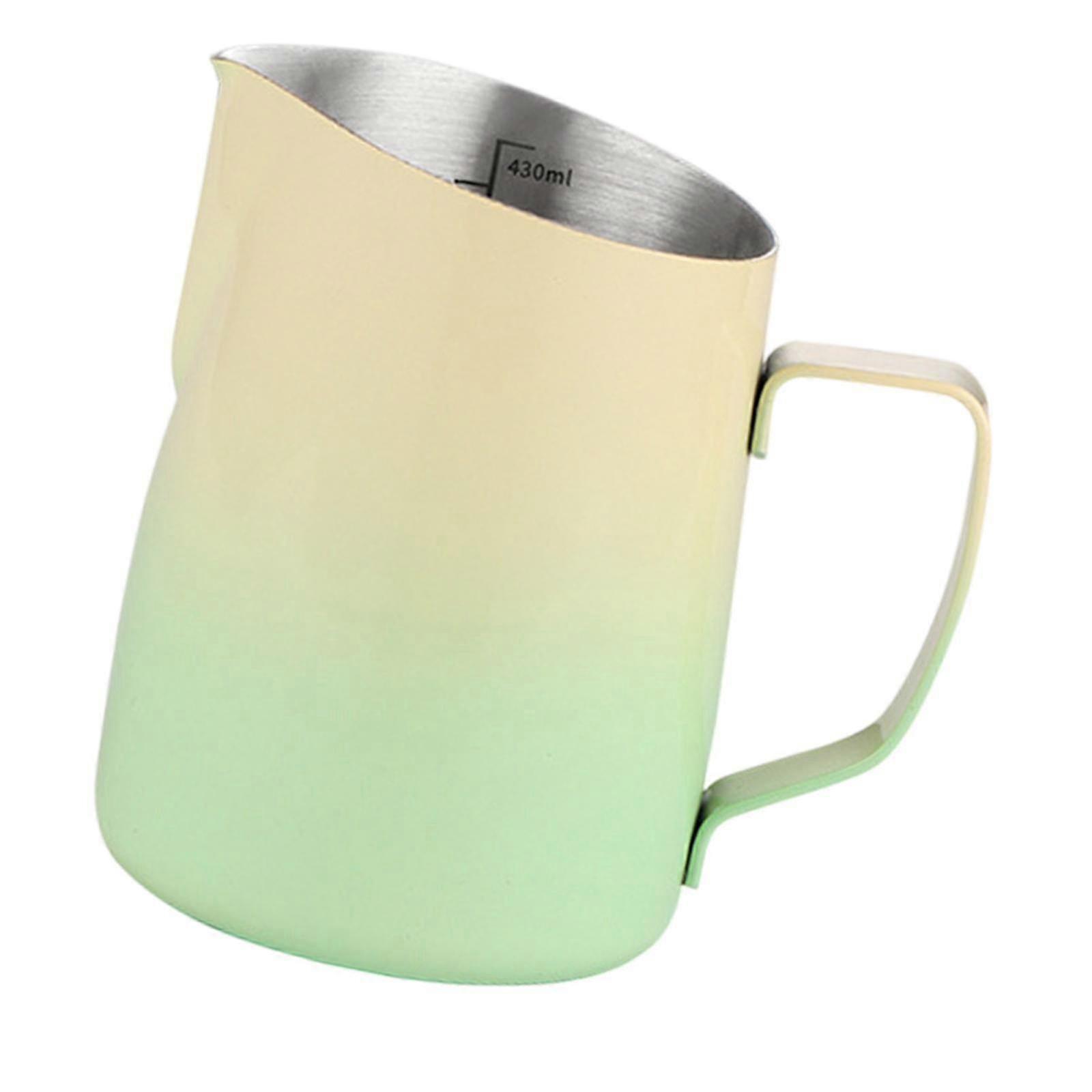 Milk Frothing Pitcher for Espresso, Latte Art, Hot Chocolate & Matcha - Steaming Cup Jug