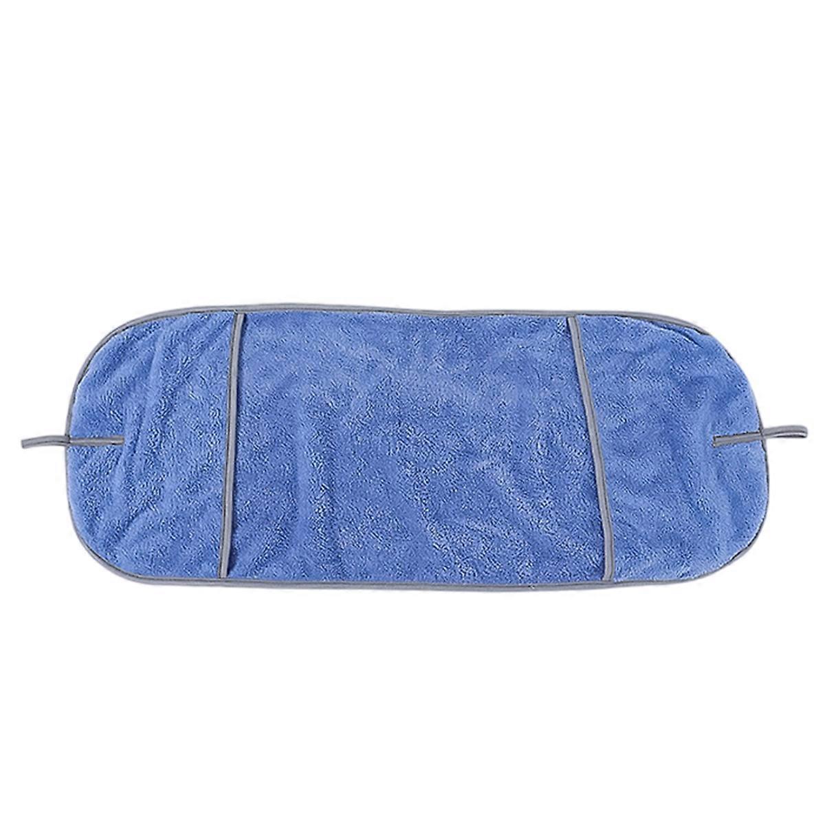 Coral Fleece Pet Towel Quick Drying Dog Cat Bathing Towel Multi-Functional for Travel blue