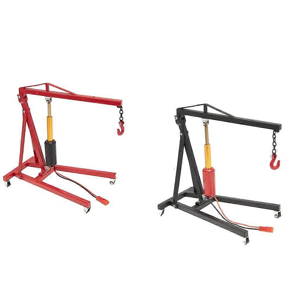2 Set Metal Electric 1/8 1/10 Engine Crane Hanger Universal for SCX10 Rock Crawler Crane Jacks Lift