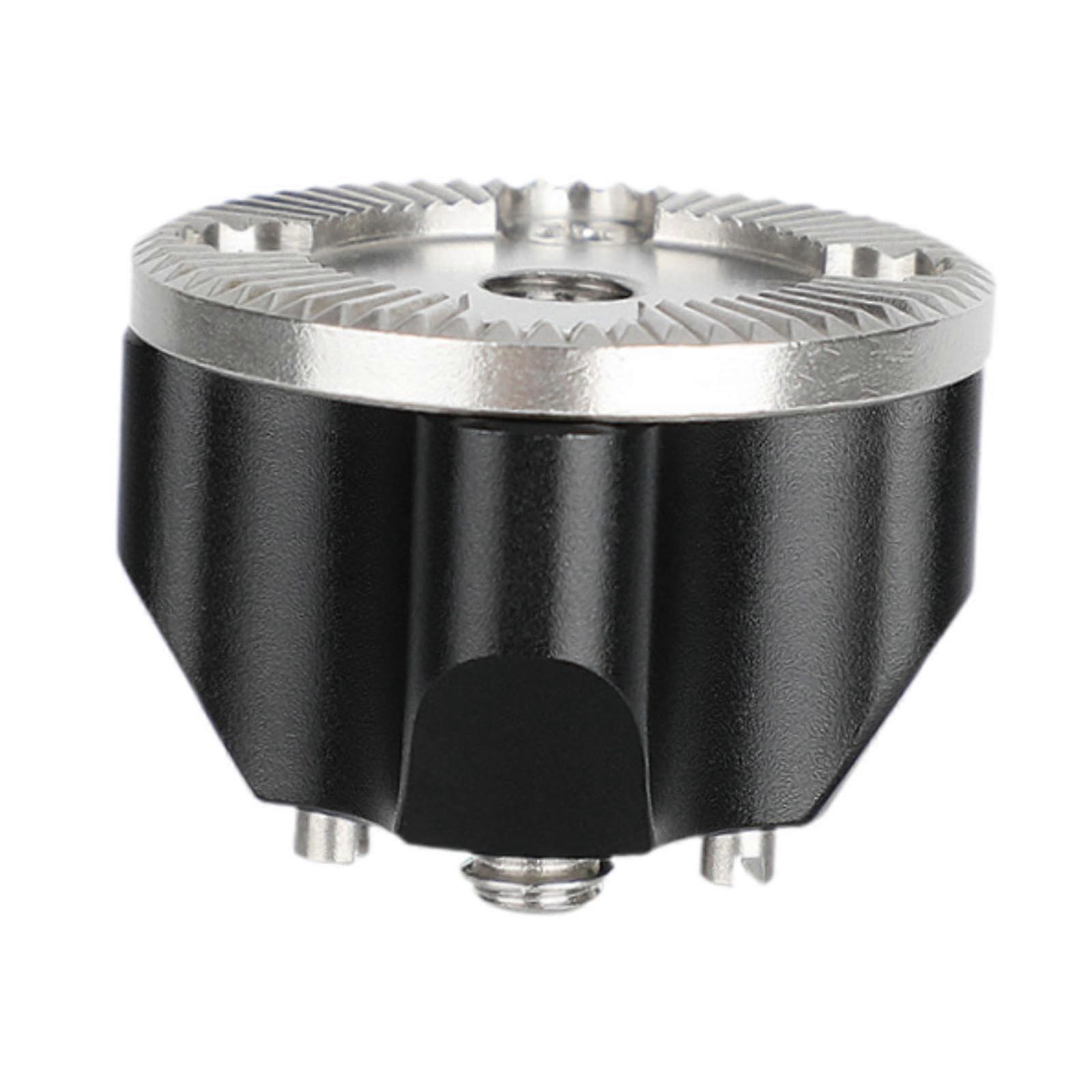M6 Rosette Extension Mount Camera Adapter with 1/4 Inch Screw Holes for Gear Connection and Mounting Accessories