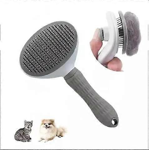 Dog and Cat Hair Remover Comb with Massage Feature, Pet Grooming Brush for Shedding, Suitable for All Fur Types