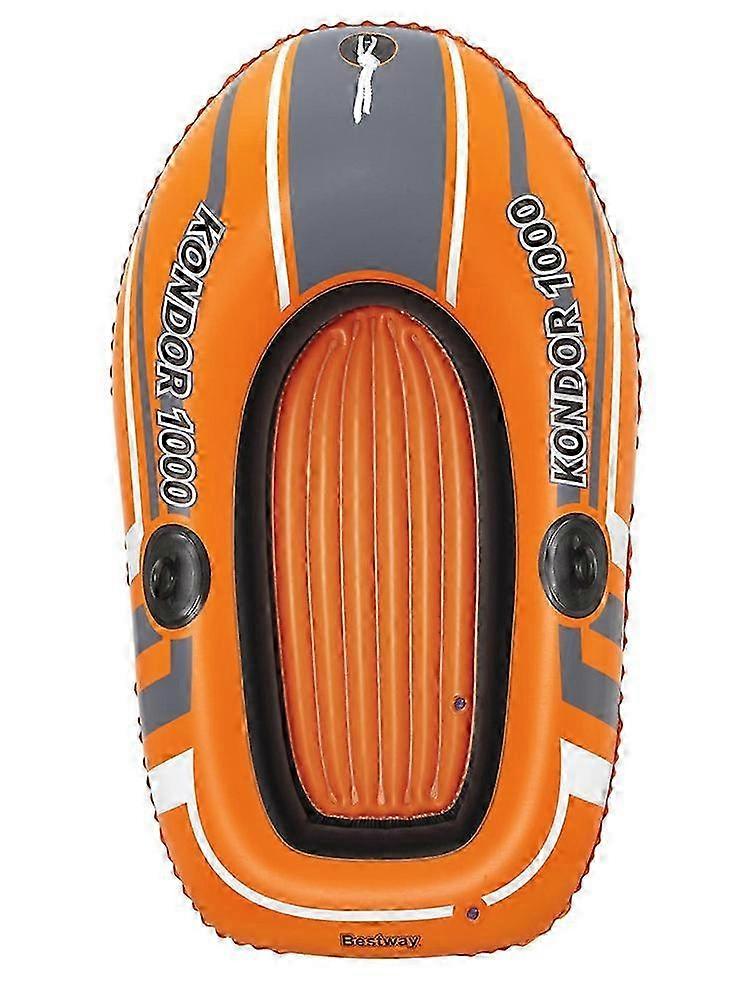 17 Foot Portable Kayaks Three-person Fishing Boat Inflatable lifeboat for Outdoor Leisure, 186 kg Load Capacity
