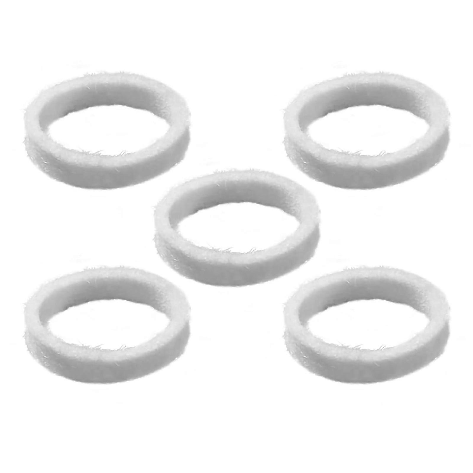 Set of 5 Wool Felt Sealing Pads Vibrations Proof Washer Suitable for Coffee Machine and Grinder Vibration Reduction