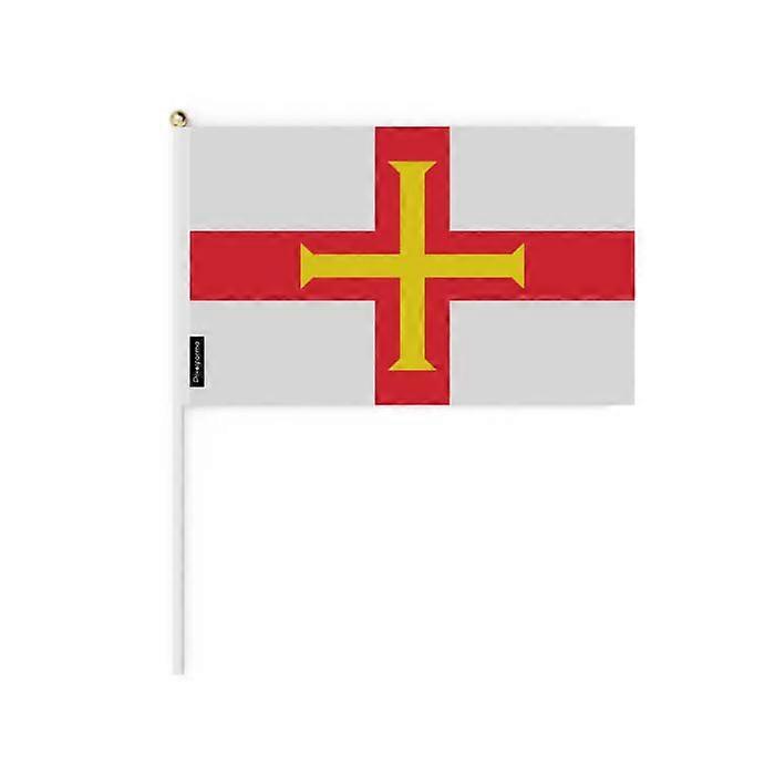 Flag - Guernsey - 30 x 45 cm - Durable Polyester - Lightweight - Double-sided Print