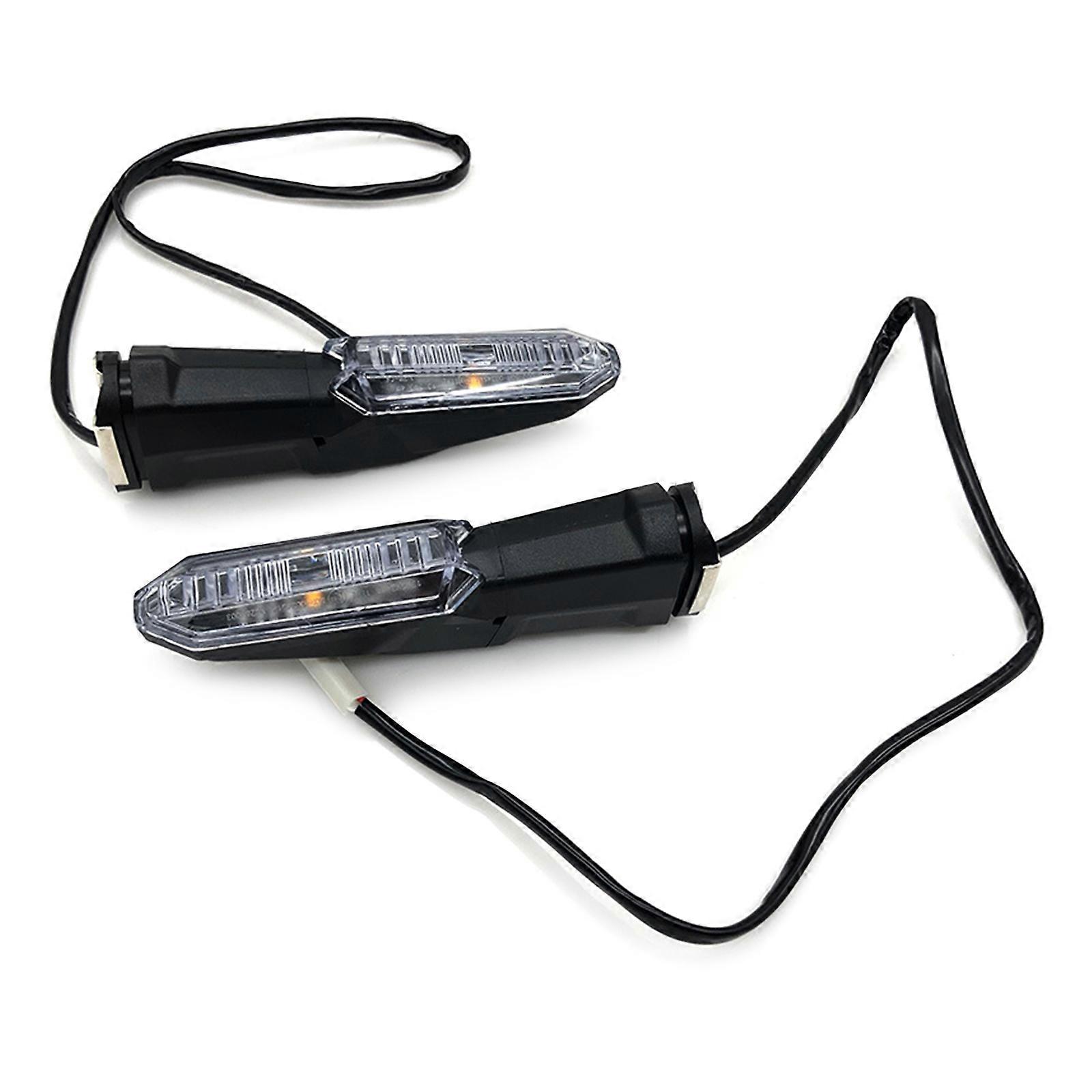 Motorcycle Turn Signals LED Waterproof Front Rear Blinkers for 650 900 1000SX NINJA400/650 Turn Signals Indicator Transparent color