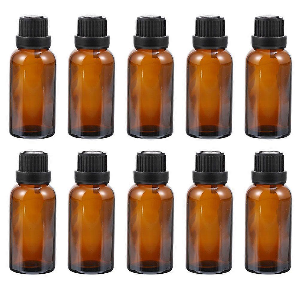 10Pcs Small Essential Oil Bottles with Orifice Reducer Perfume Sub Package Bottles
