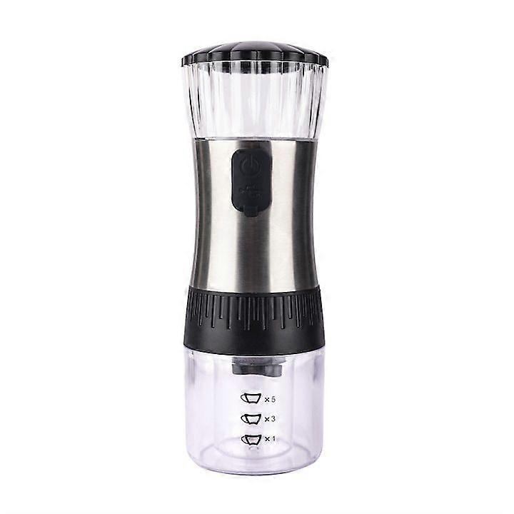 Coffee grinder, automatic, ceramic, USB charging, silver, 60g, 45W JKW