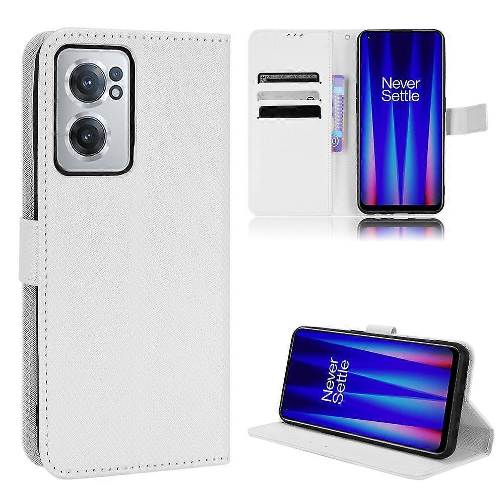 For OnePlus Nord CE 2 5G Diamond Texture Leather Phone Case
