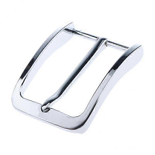 Classic Men's Metal Belt Buckle with Single Prong Closure