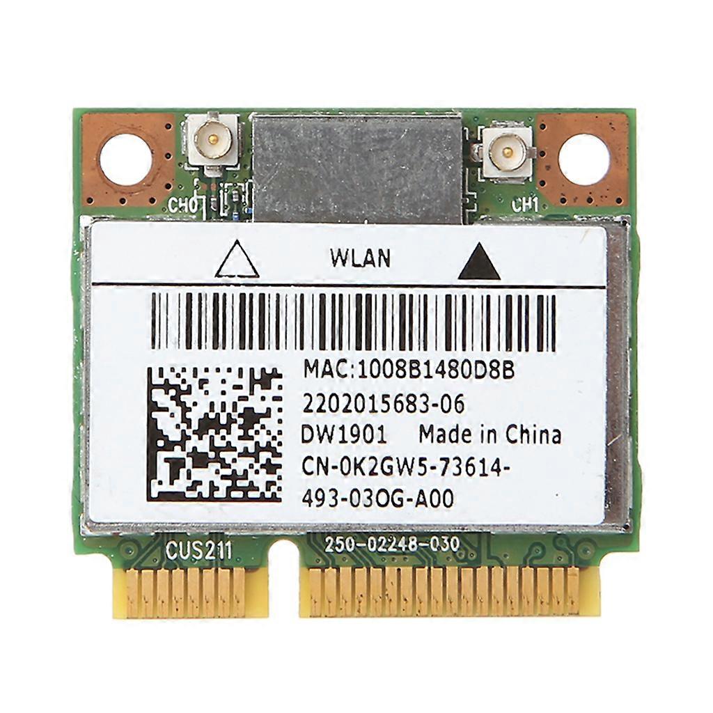 for DW1901 AR5B22 Wireless Dual Band Half Mini PCI-E WiFi Bluetooth-compatible 4.0 Wlan Card White