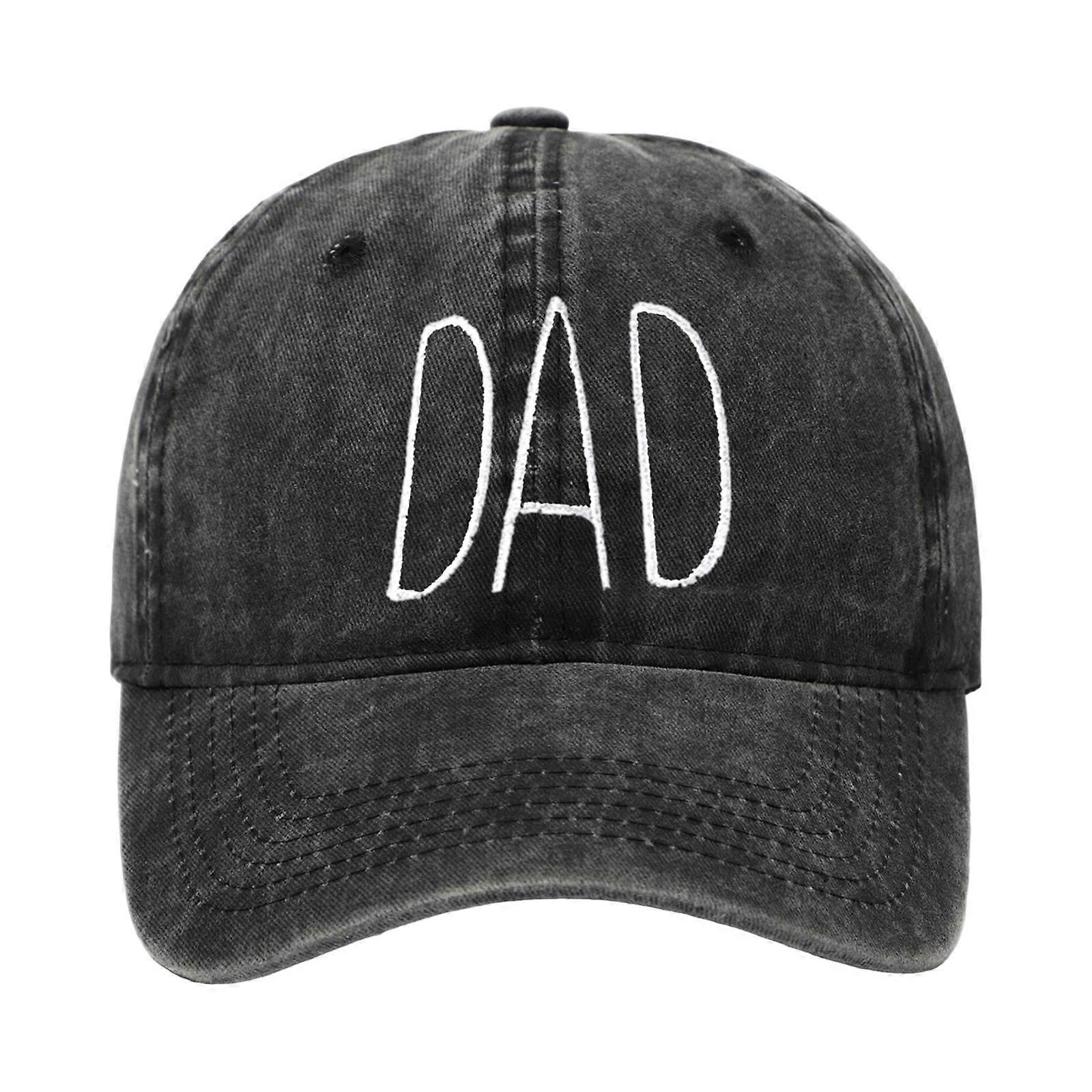 Dad Embroidered Baseball Hat Breathable Sunhat for Backpacking Trips Beach