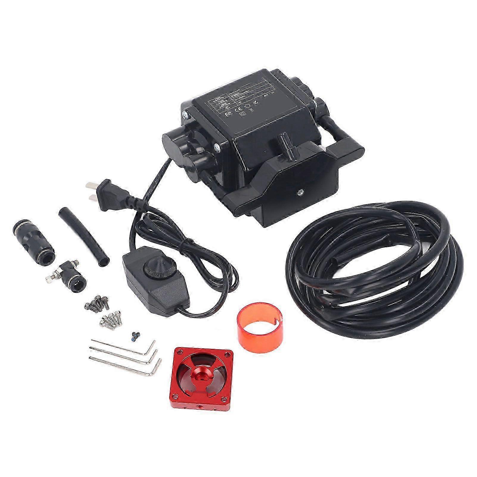 2025 Air Assist Pump Adjustable Airflow Low Noise Air Assist Kit for Laser Engraving Cutting Machine US Plug AC110V Edition