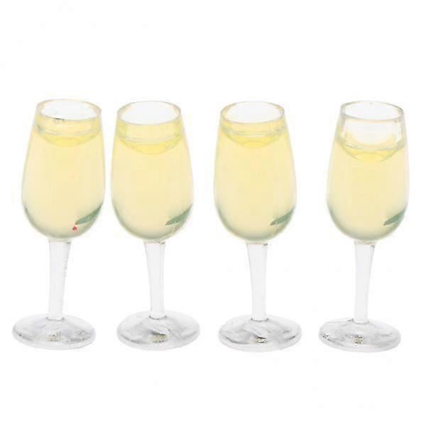 12-30pack 4x Dollhouse Miniatures Glasses Kitchen Table Decoration