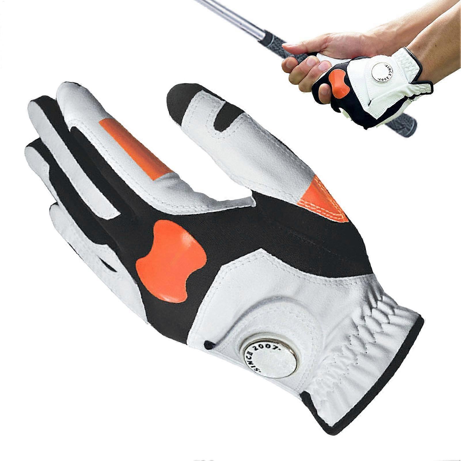 Glove Golf Training Aid Grip Corrector, Non-Slip Swing Trainer for Improved Performance, Size 20-21 for Women