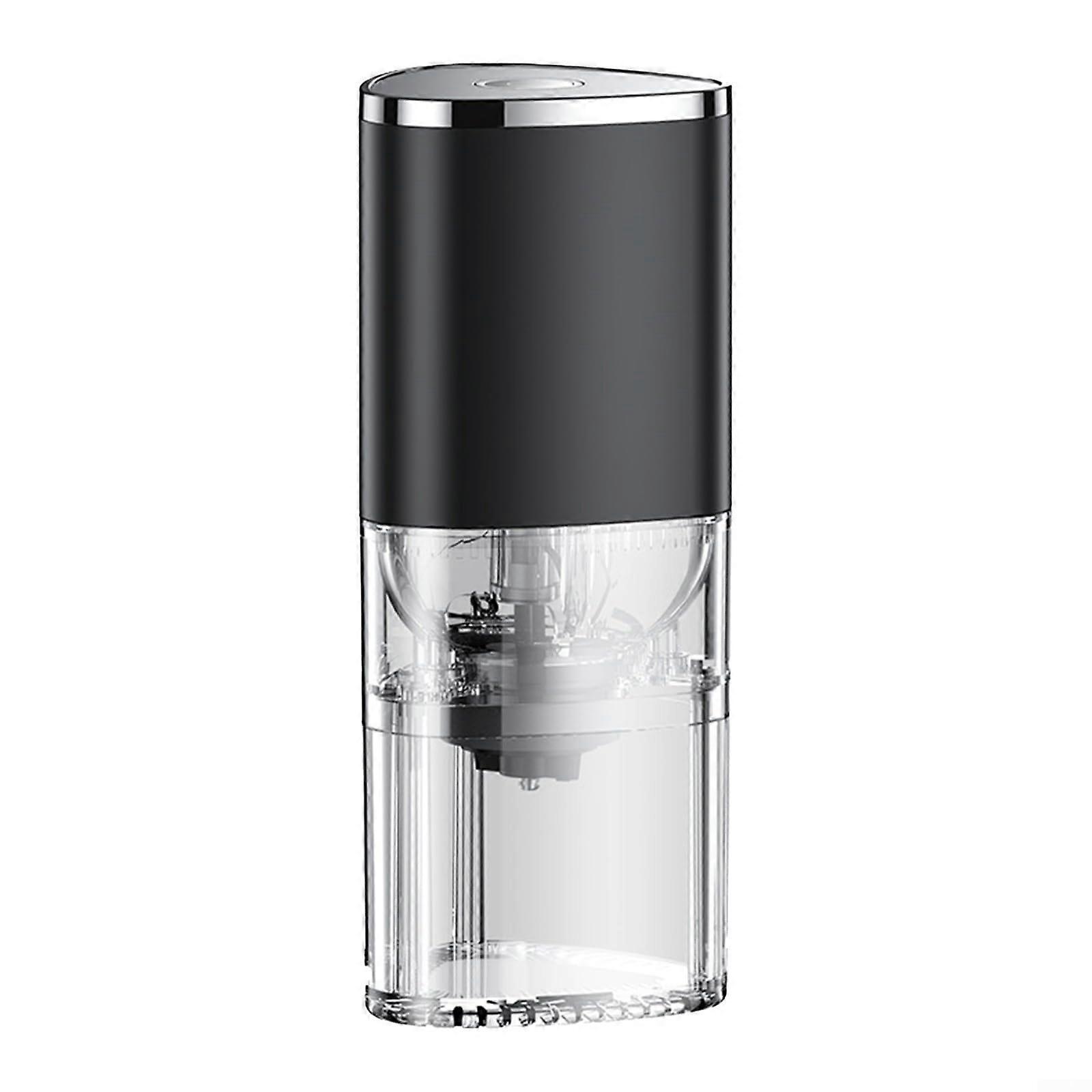 Wireless Ceramic Coffee Grinder Delivers Even Grinding Every Time You Brew (Black)