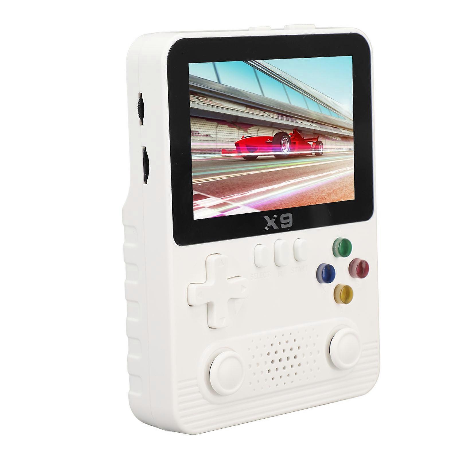 Handheld Retro Game Console 32GB 3.5" IPS Screen White 6000mAh