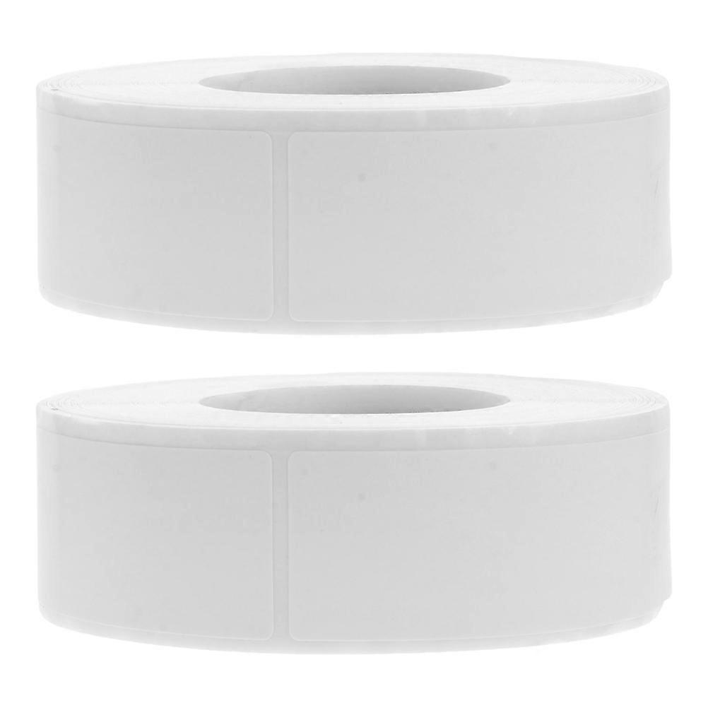 Easy to Write On Freezer Labels Waterproof Rectangle Shape Home and Office Use 2Rolls