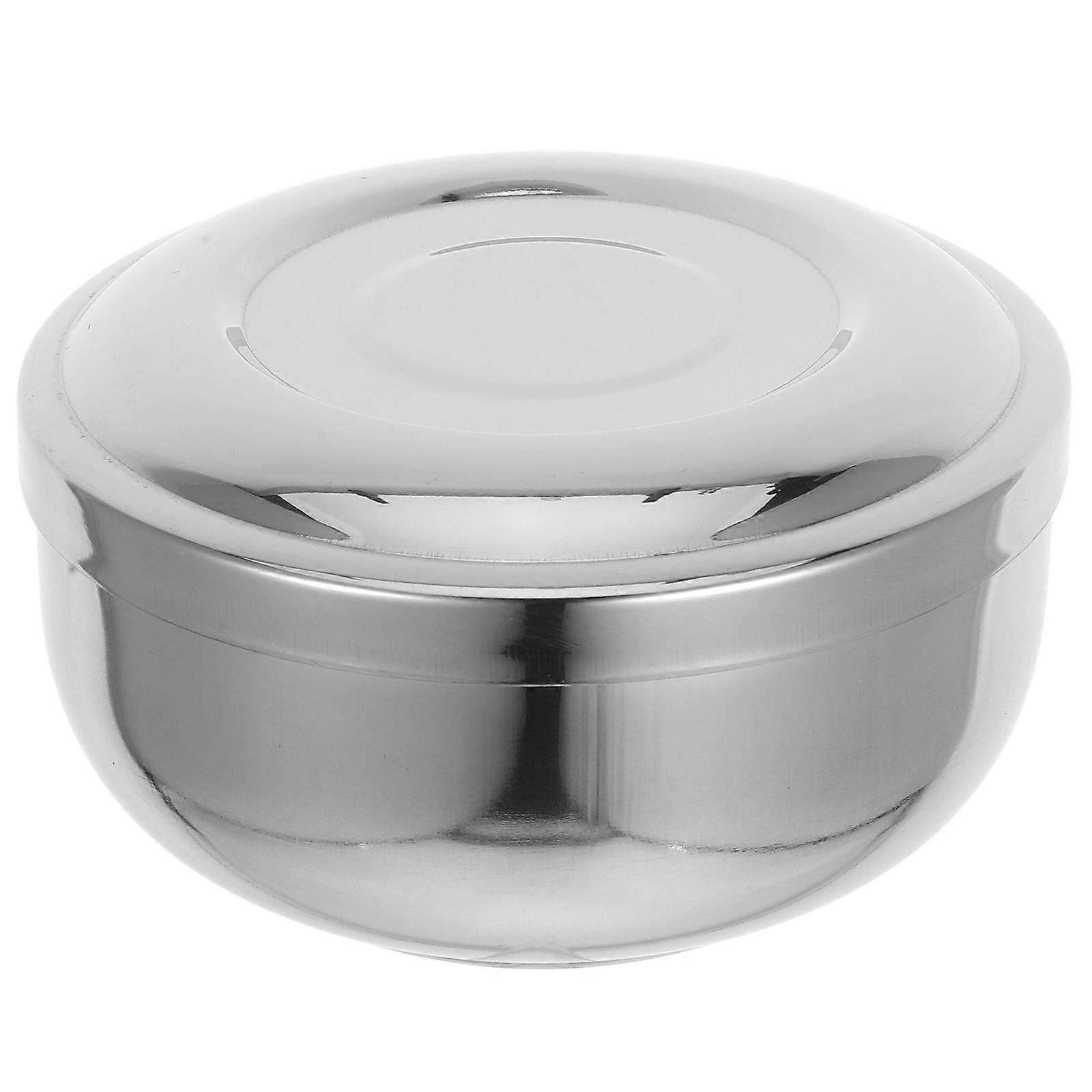Stainless Steel Shaving Soap Bowl Smooth Shave Classic Design For Men Grooming Tool 1Pack