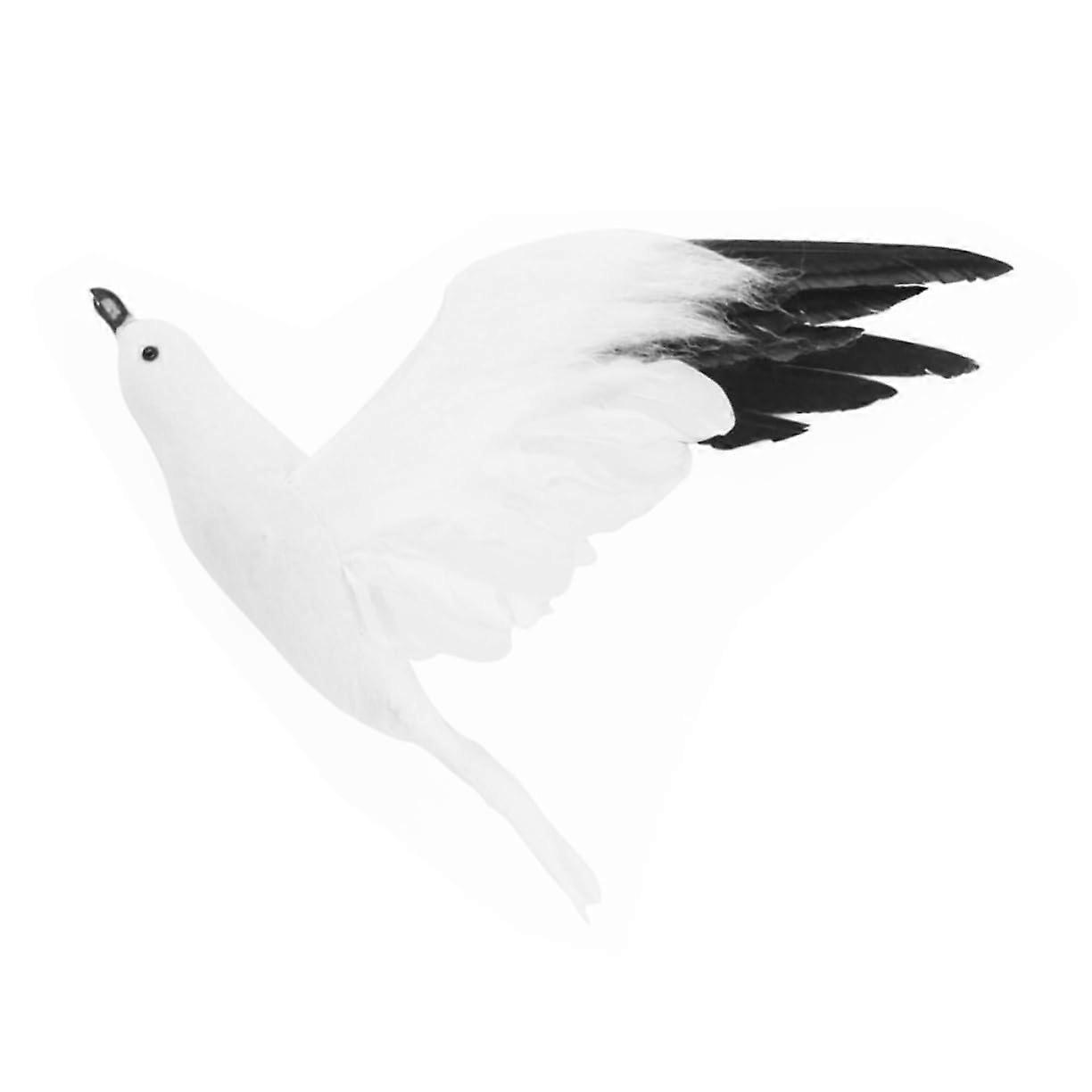Artificial Seagull Bird Foot Pigeons Home Decor for Primary Schools, White Artificial Feather Table Toy, Bold Hammocks