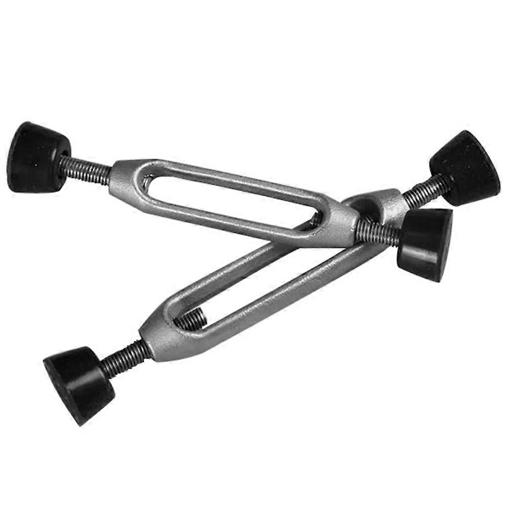 Flower Arranging Straightener Stainless Steel Branch Fixing Tool For Florists Simple Design Black Color 8.7x2cm 2Pcs
