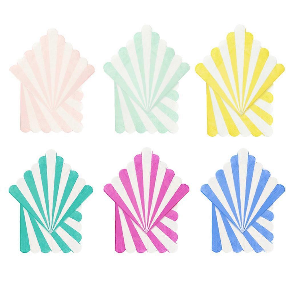 Kids Party Paper Towel Birthday Serviettes Natural Material Square 16Set Yellow Birthday Party Decorative